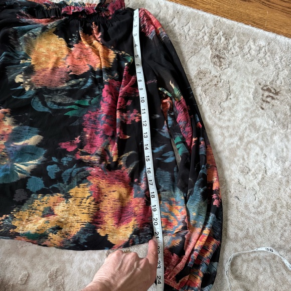 Rachel Zoe Multicolor Floral Blouse - Picture 8 of 10